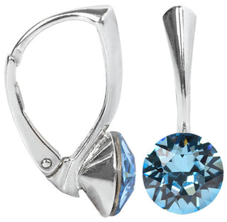 Levien Orecchini In Argento Xirius Aquamarine