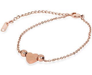 Troli Un Delicato Braccialetto In Bronzo Con Un Cuore