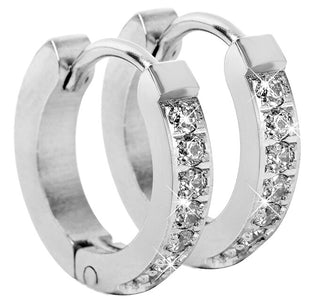 Troli Steel Orecchini with crystals