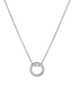 Troli Steel Collana with round Ciondolo VESN0743S