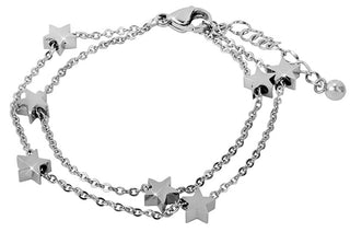 Troli Bracciale In Acciaio Con Stelle