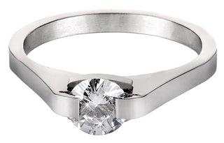 Troli Steel Anello with crystal KRS-088 - Circuit: 49 mm