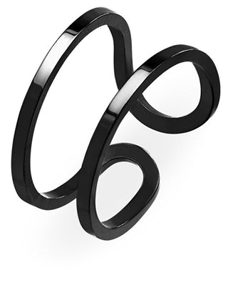 Troli Anello Aperto Originale In Acciaio Nero