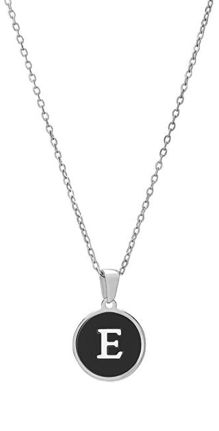 Troli Original steel Collana with the letter E