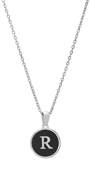 Troli Collana Originale In Acciaio Con La Lettera R