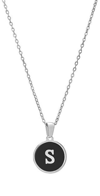 Troli Collana Originale In Acciaio Con La Lettera S