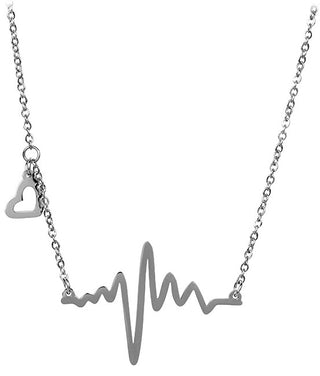 Troli Collana In Acciaio Originale Heartbeat Knsc-253