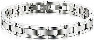 Troli Bracciale Da Uomo In Acciaio Con Magneti Energetici