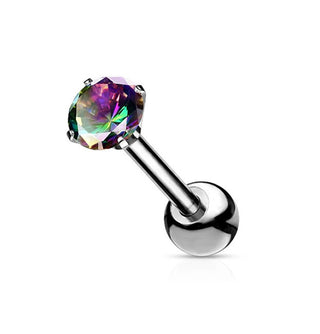 Troli Orecchino Piercing Con Cristallo Iridescente
