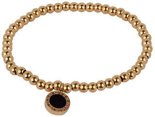 Troli Gold Plated Bracelet With Reversible Pendant 