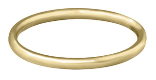 Troli Gold-plated minimalist Anello made of Gold steel - Circuit: 63 mm