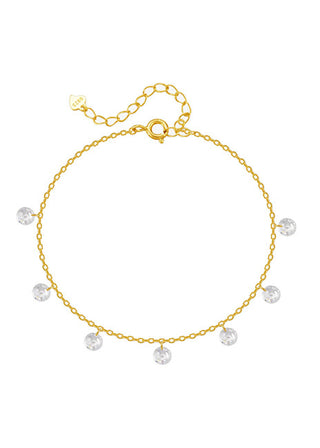 Troli Gold-plated leg Bracciale with crystals