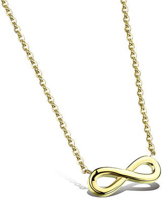 Troli Collana In Acciaio Placcato Oro Infinity Kns-271