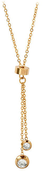 Troli Gold-plated steel Collana with crystals