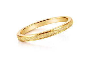 Troli Gold-plated steel glitter Anello - Circuit: 55 mm