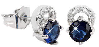 Troli Beautiful glittering Orecchini with blue crystals