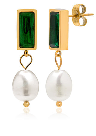 Troli Charming gold plated Orecchini with genuine baroque pearls VAAXF372G