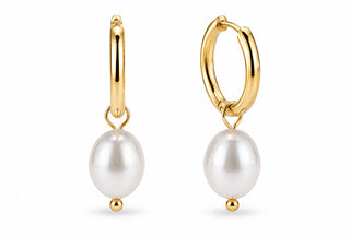 Troli Charming gold-plated Orecchini with synthetic pearls 2in1 VAAXF340G