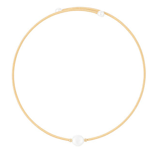 Troli Affascinante Collana Aperta Con Perle Naturali