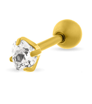 Troli Piercing Fascinante de Titanio Chapado en Oro Vse6015G-Pet 
