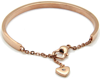 Troli Braccialetto Romantico In Bronzo Con Cuore Kbs-151