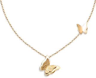 Troli Romantic Butterfly Collana Metal Butterfly KNSC-257-GOLD