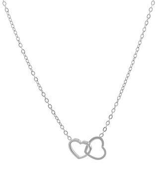 Troli Collana Romantica In Acciaio Con Cuori