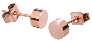 Troli Orecchini In Acciaio Placcato Oro Rosa Modello Ke-005