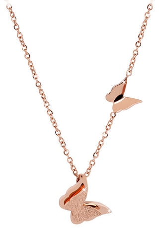 Troli Romantic Butterfly Collana Metal Butterfly KNSC-257-RG
