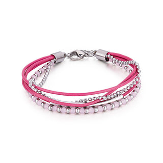 Troli Bracciale Con Perline Rosa Vesb0521S-C