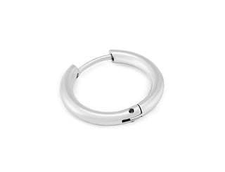 Troli Single steel hoop Orecchino - Diameter: 1cm