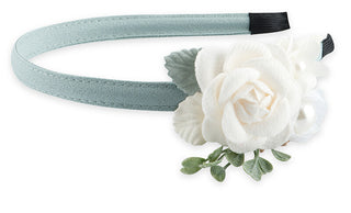 Troli Fascia Per Capelli Color Menta Con Fiori