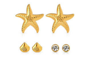 Troli Matching set of gold-plated Orecchini (3 pairs) VJDEW2410003