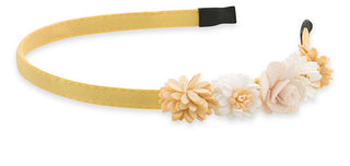 Troli Fascia Per Capelli Gialla Decente Con Fiori