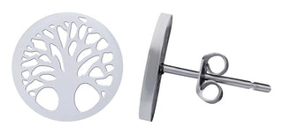 Troli Matching steel Orecchini Tree of Life