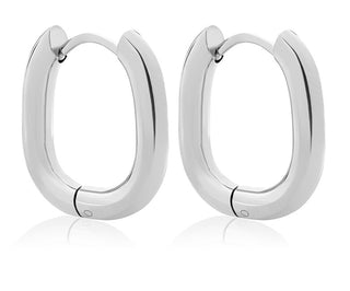 Troli Decent steel oval Orecchini VBE0147S