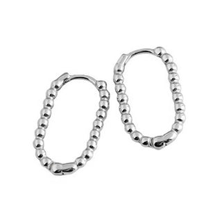Troli Decent oval steel Orecchini
