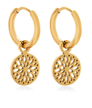 Troli Orecchini Pendenti Placcati Oro 2 In 1 Vabrae019G