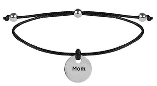Troli Bracelet With Cord Mom Black / Steel 