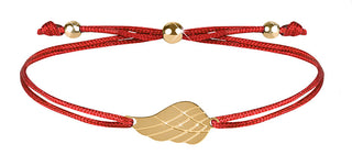 Troli Bracciale Con Cordino E Ala D'Angelo Rosso/Oro