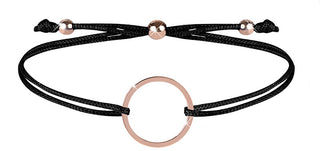 Troli Corded Bracciale with black / bronze Anello