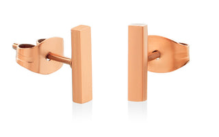 Troli Eleganti Orecchini Minimalisti In Bronzo Sticks