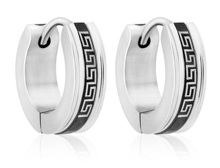 Troli Stylish steel rings Orecchini VSE004S-PET