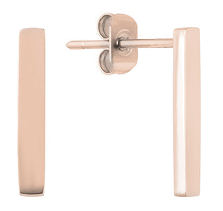 Troli Stylish pink gilded minimalist Orecchini