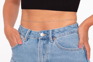 Troli Stylish steel ball chain at the waist