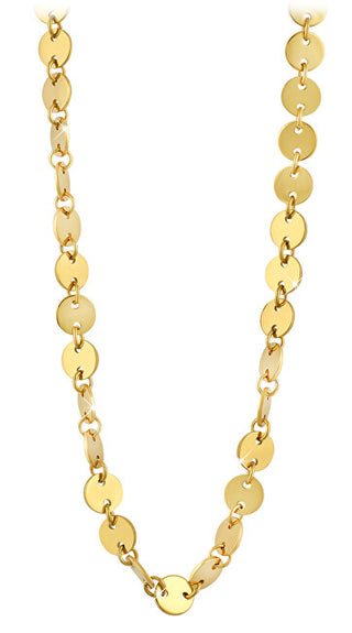 Troli Elegante Collana Placcata In Oro unico