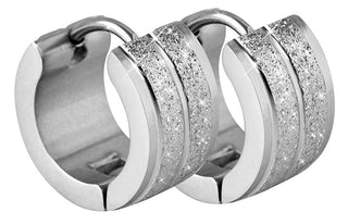 Troli Pendientes Y Anillos De Acero Brillantes 