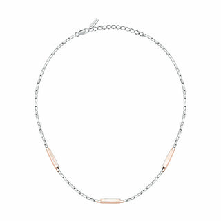 Trussardi Collana Da Uomo Bicolore In Acciaio T-Steel Tjaxv29