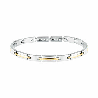 Trussardi Bracciale Da Uomo Di Lusso In Acciaio T-Steel Tjaxv27