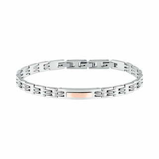 Trussardi Bracciale In Acciaio Bicolore Senza Tempo T-Steel Tjaxv34